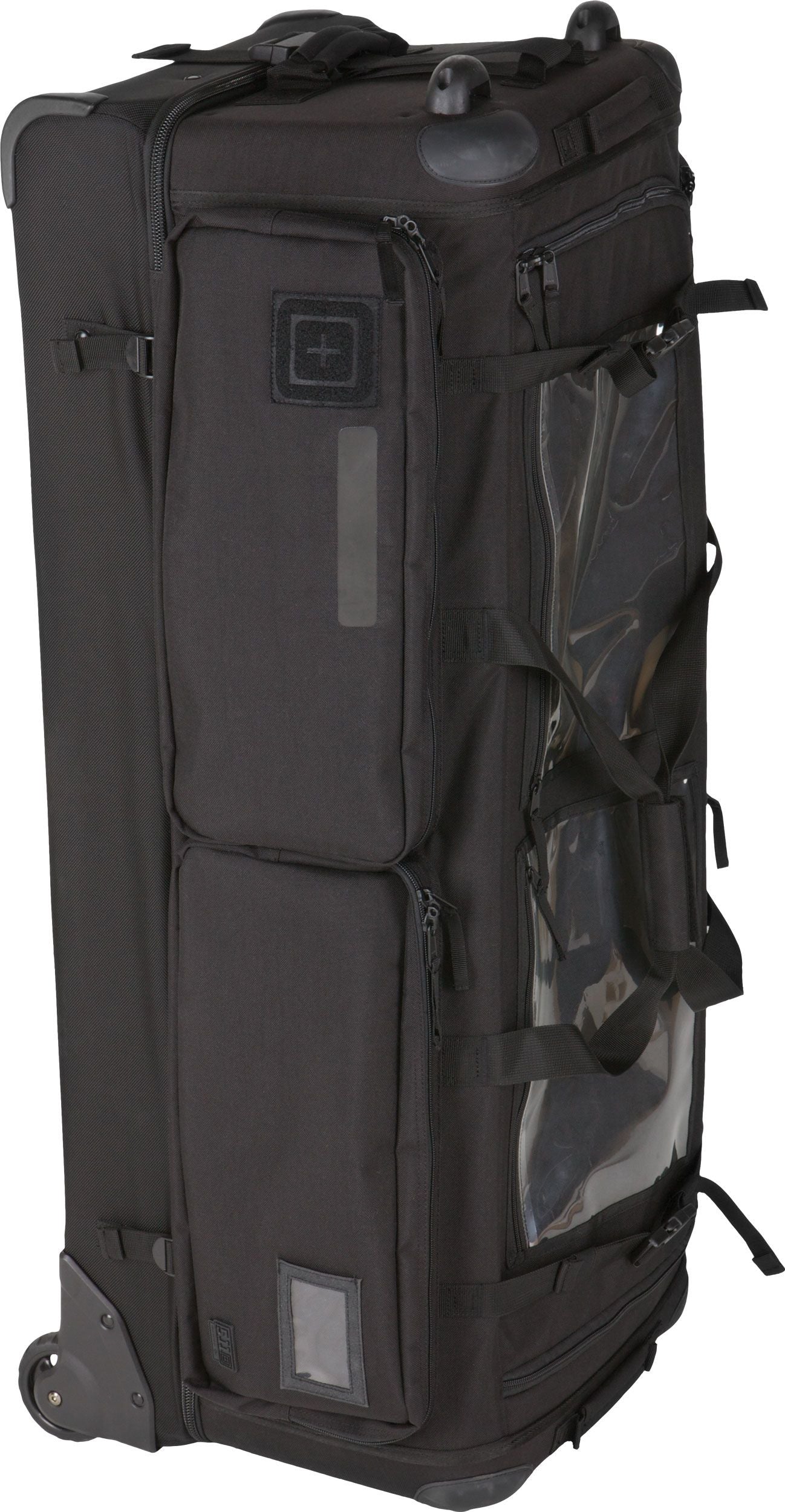 FAIR 5.11 Tactical Cams Rolling Bag Black Duffel Military Deployment Luggage