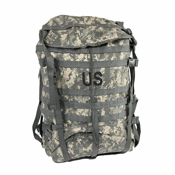 2 Pack USGI Military Surplus Rucksack ONLY Large Field Pack MOLLE II ACU Modular