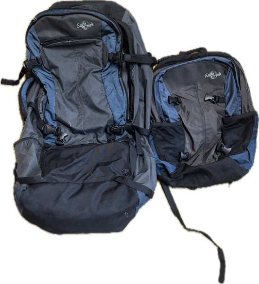 FAIR Eagle Creek Grand Voyage 90 Liter Night Sky Stratus Convertible Day Pack #4