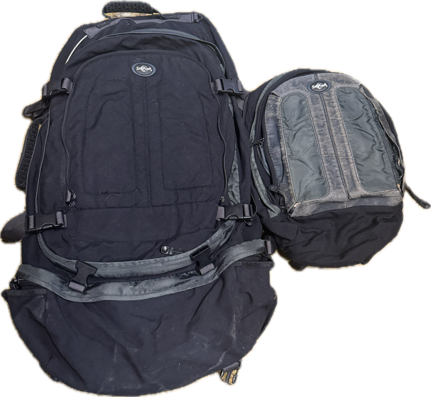 Eagle Creek Travel XL Convertible Bag Backpack Black W/ Day Pak #8