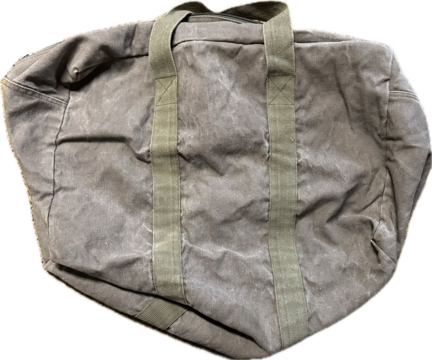 Vintage OG Canvas Flyers Aviator's Kit Bag Military Flight Duffle Retro