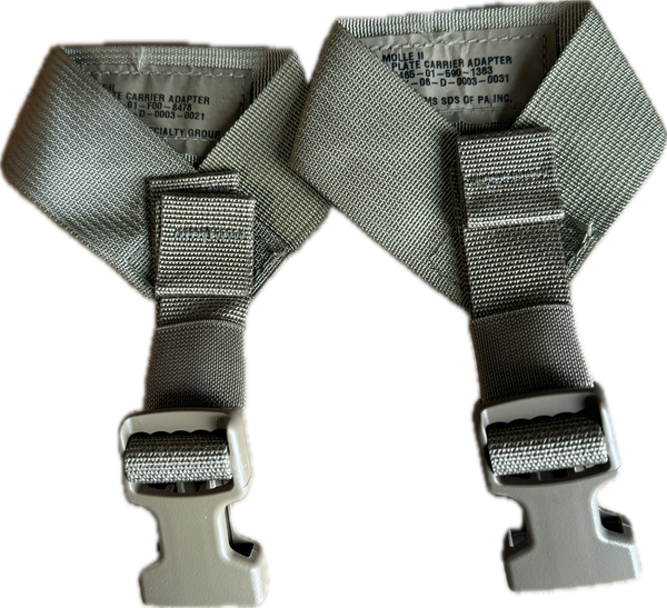 2 PACK MOLLE II W2 OCP TAN TACTICAL ASSAULT PANEL TAP PLATE CARRIER ADAPTERS