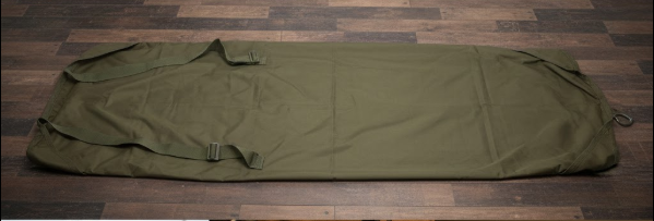 Military Duffle Bag OD Green Nylon Sea Bag Carry Straps Army Duffel USGI