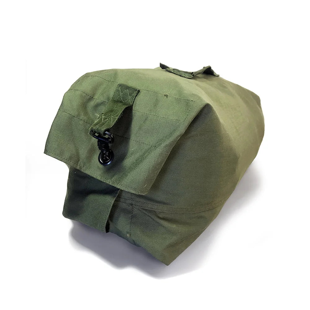 Military Duffle Bag OD Green Nylon Sea Bag Carry Straps Army Duffel USGI