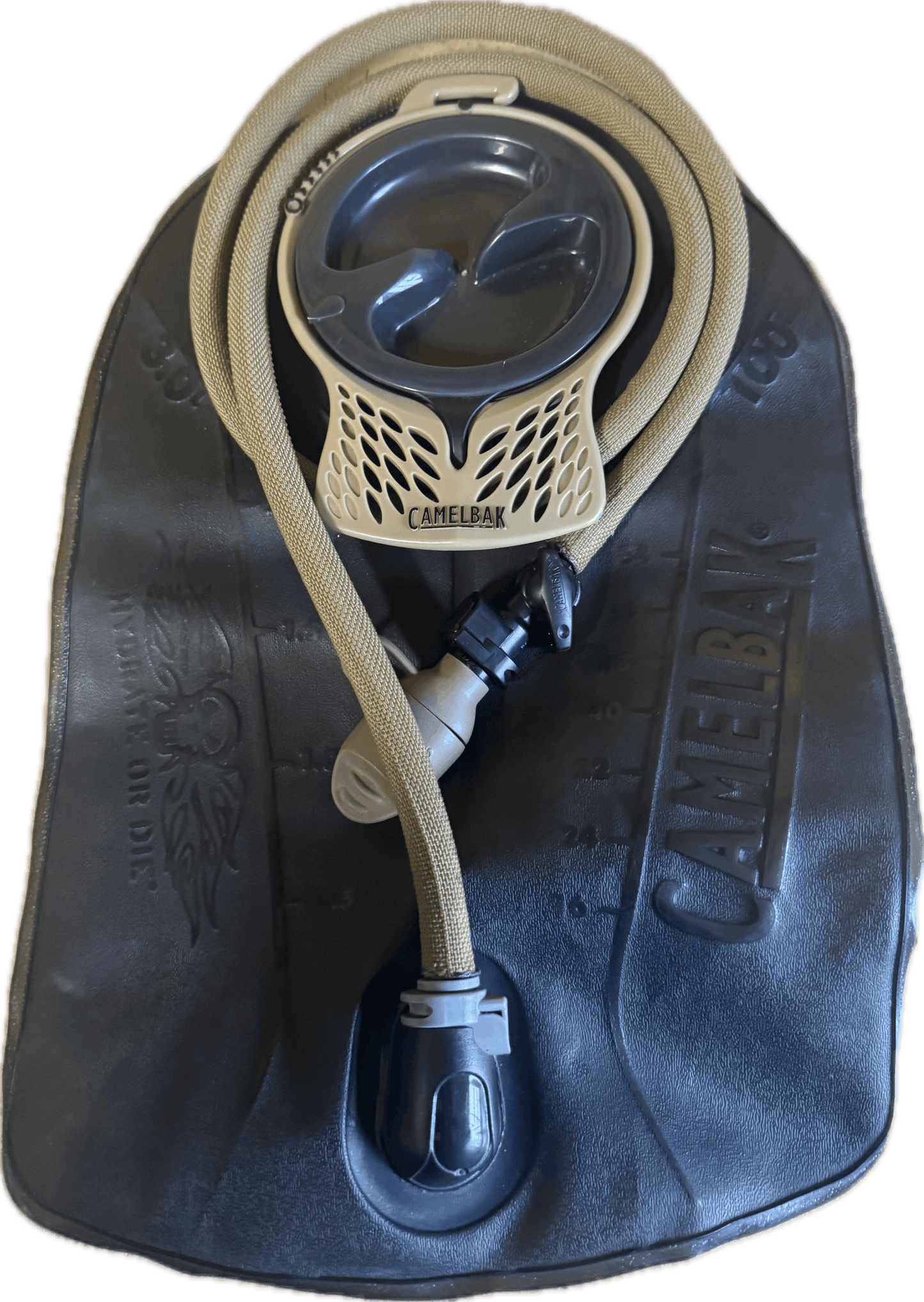 NEW USMC Coyote FILBE Hydration Pouch & USED 3L Camelbak Bladder Tan