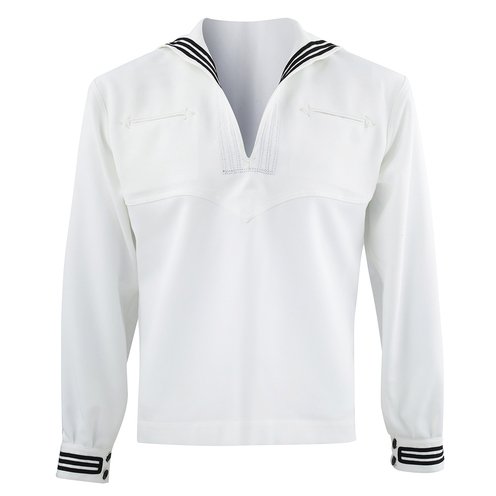 Men's White Sailor Jumper by Defense Logistics Agency Size 42-REG
