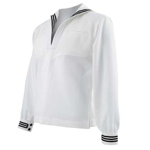 Men's White Sailor Jumper by Defense Logistics Agency Size 42-REG