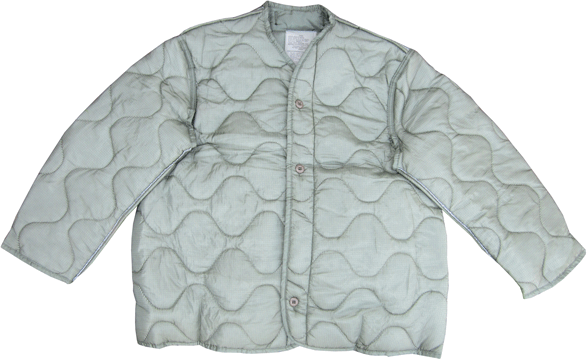 USGI Army Military COLD WEATHER Aircrew Coat / Jacket Liner Grey SMALL