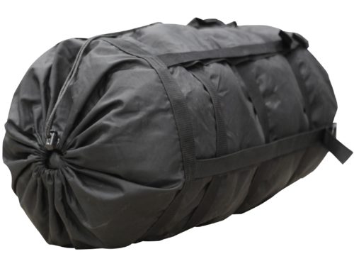 US Military 9 Strap Large Compression Stuff Sack Sleep System Black TENNIER USGI