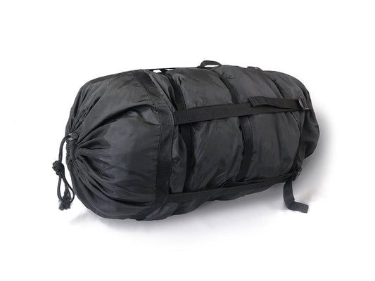 US Military 9 Strap Large Compression Stuff Sack Sleep System Black TENNIER USGI