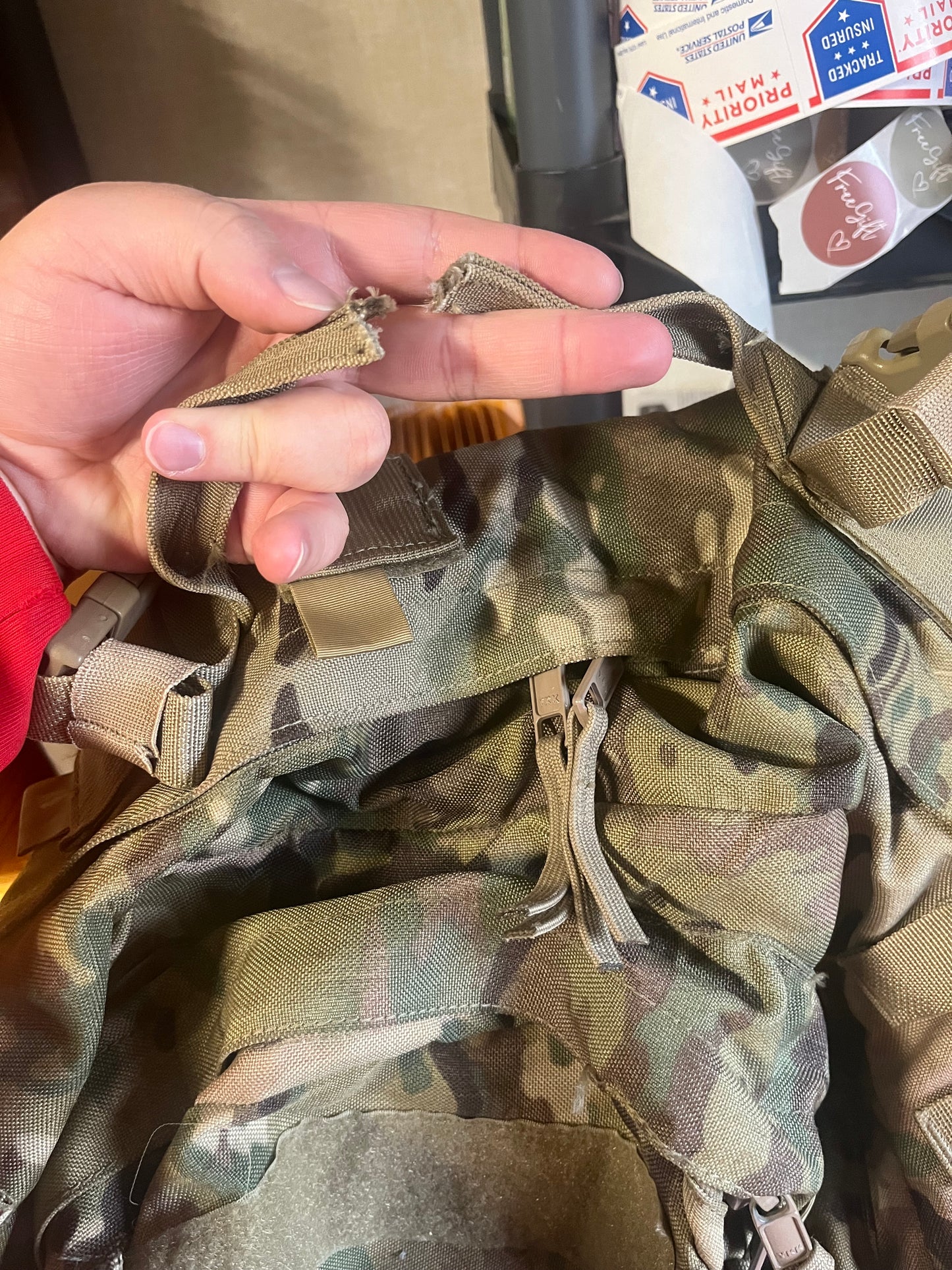 DAMAGED USGI OCP/Multicam Molle II OCP Medium Rucksack Ruck Backpack Complete