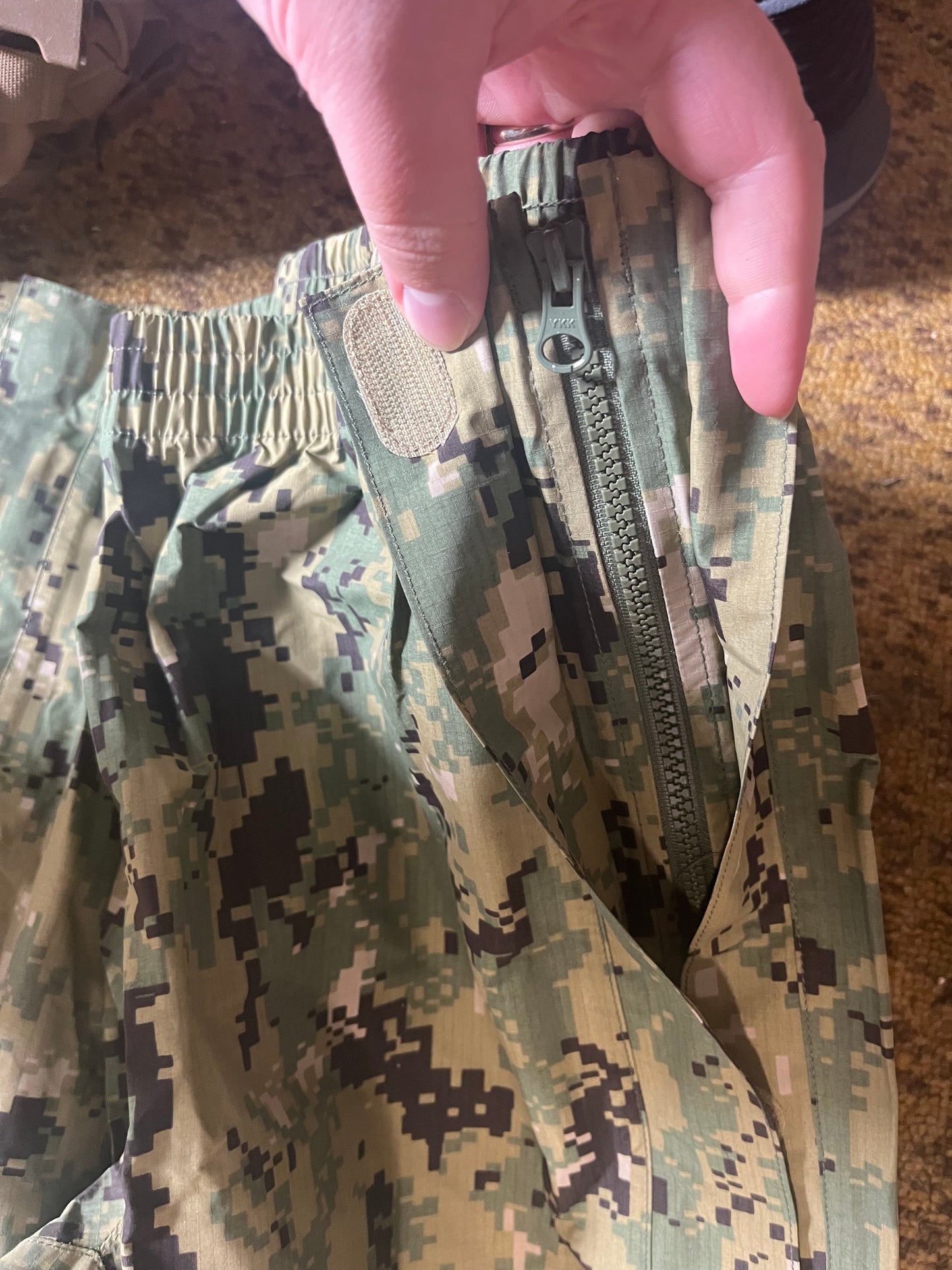 USGI K-L Mfg. Gore-Tex Outer Pants Liner MARPAT X-LARGE