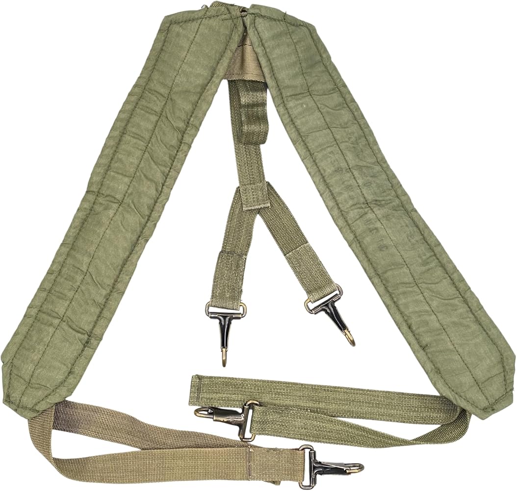 Vintage USGI OD Green LC-1 LC-2 Alice Equipment Y Harness Suspenders