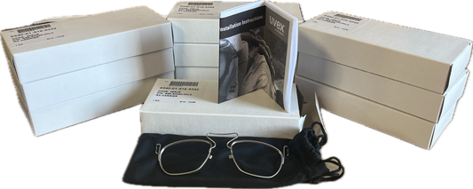 10 Pack Uvex & XC Safety Glasses Prescription Insert NEW