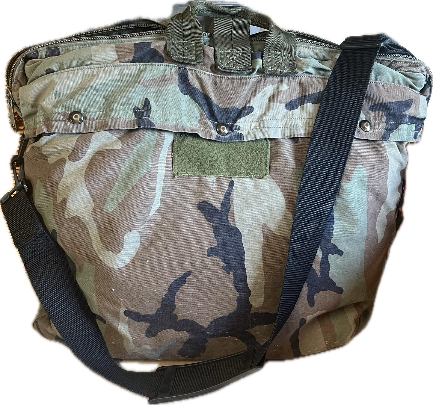 US Military HGU-56/P Flyers Helmet Bag Woodland M81 BDU Camo Sack Army USAF