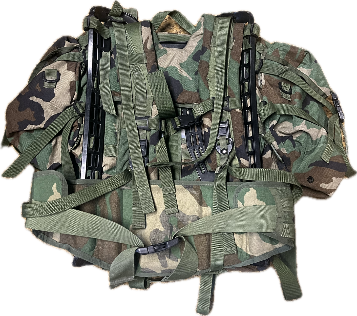 USGI MOLLE II Rucksack Large Main Pack Set M81 Woodland AMALGAMATION See Desc.