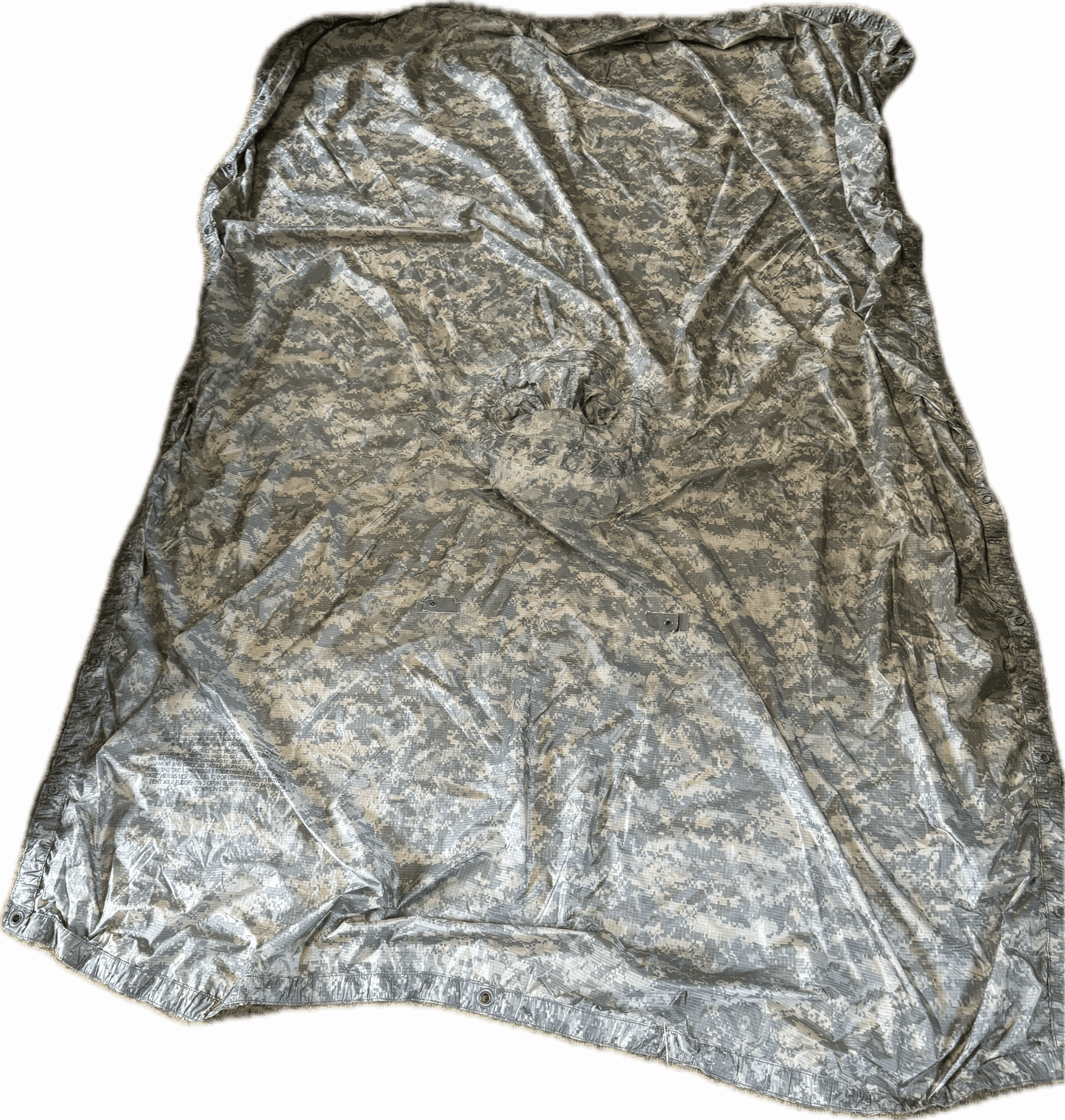 Genuine USGI Poncho ACU Digital Camo NO HOOD STRING