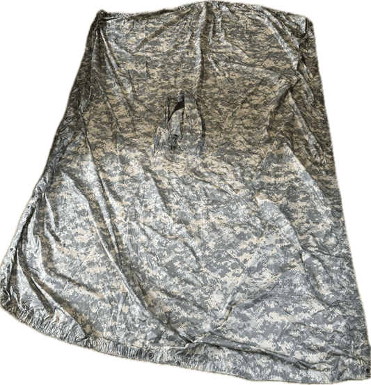 Genuine USGI Poncho ACU Digital Camo NO HOOD STRING