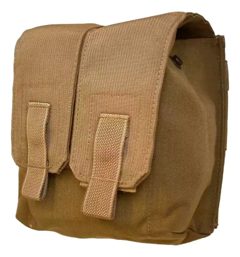2 Pack Eagle Industries Khaki 200RD SAW Pouch SFLCS Special Forces Load Carriage