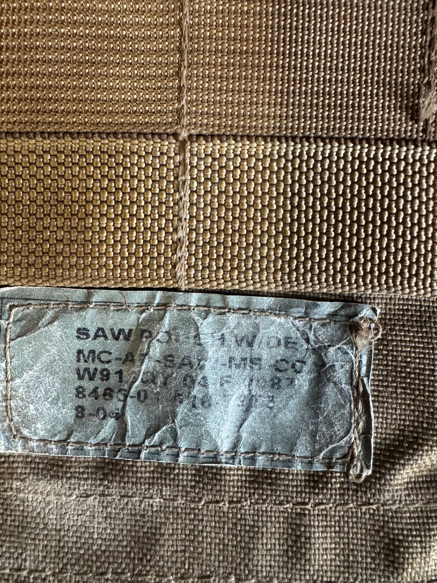 2 Pack Eagle Industries Khaki 200RD SAW Pouch SFLCS Special Forces Load Carriage