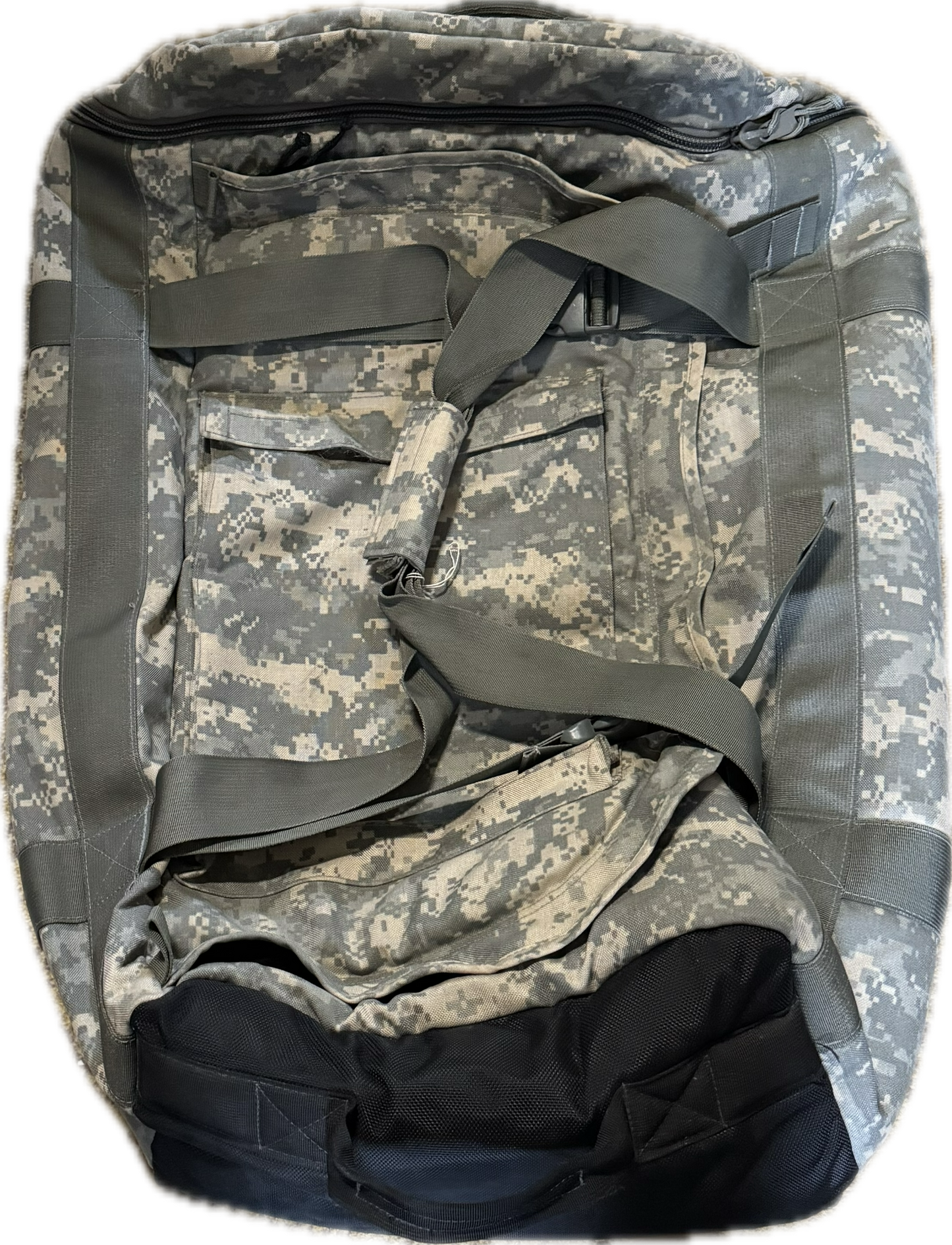 FAIR USGI Thin Air Rolling Deployment Bag Large Wheeled Military Duffel ACU UCP
