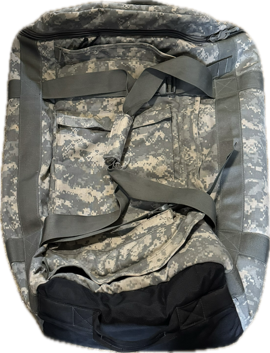 FAIR USGI Thin Air Rolling Deployment Bag Large Wheeled Military Duffel ACU UCP