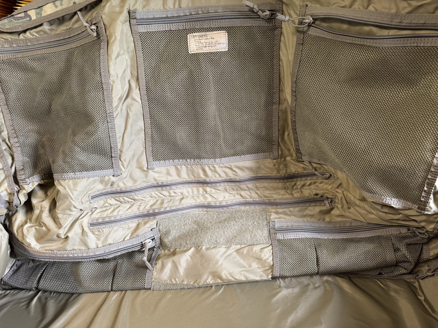 USGI LBT Large Wheeled Load-Out Bag w/ Padding Multicam