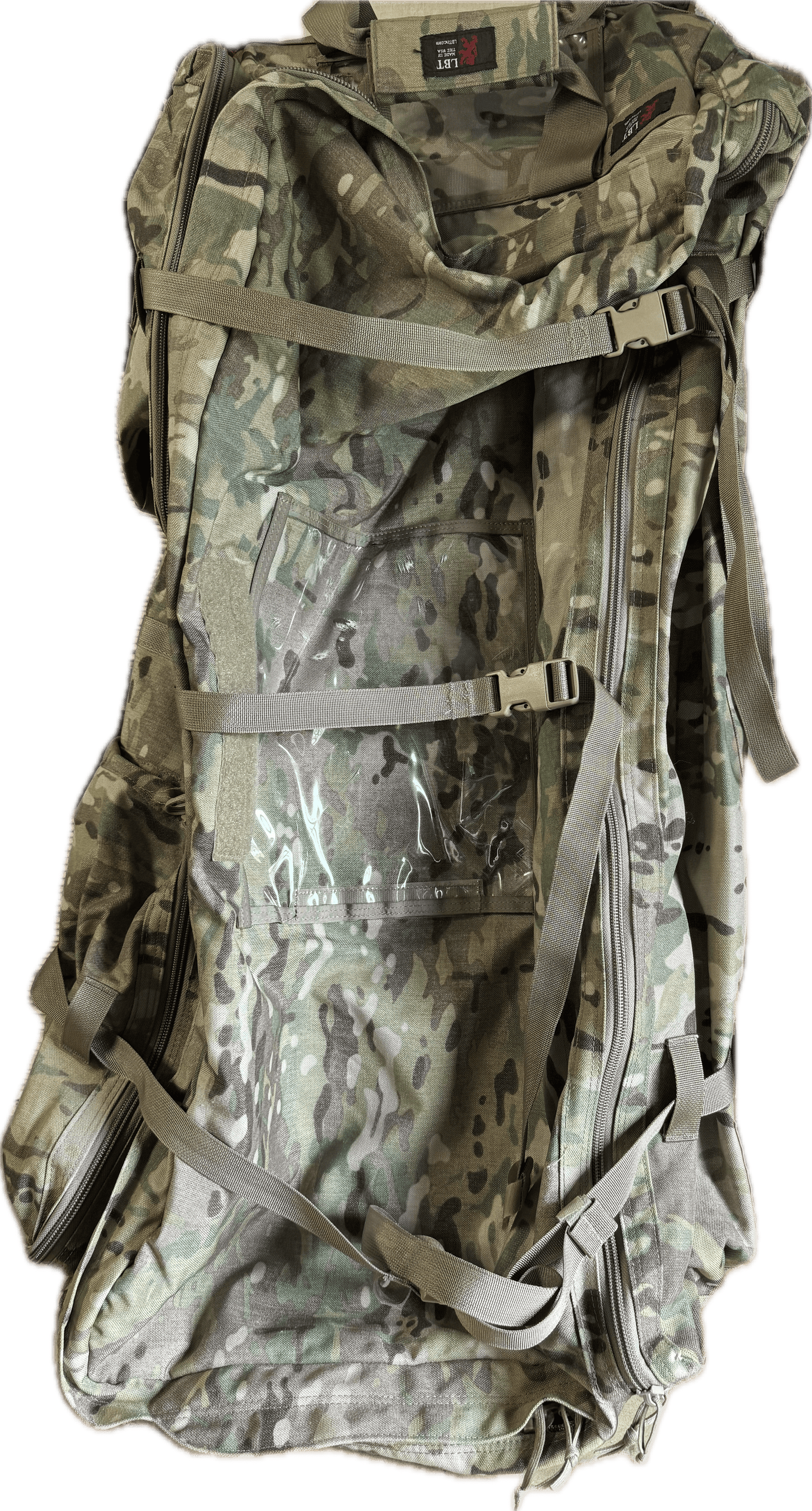 USGI LBT Large Wheeled Load-Out Bag w/ Padding Multicam