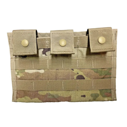 USGI Military Multicam OCP MOLLE Triple Magazine Pouch 3 Mag Tactical VGC