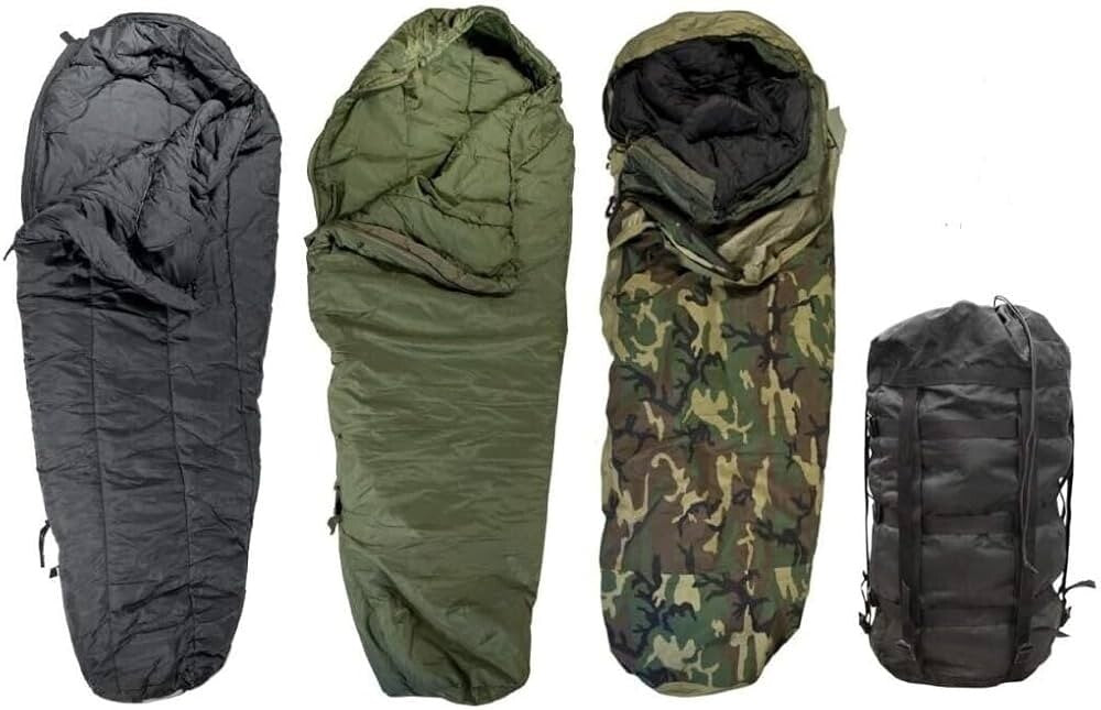 NEW USGI Modular Sleep System Woodland MSS 4 pc Military Sleep System Woodland
