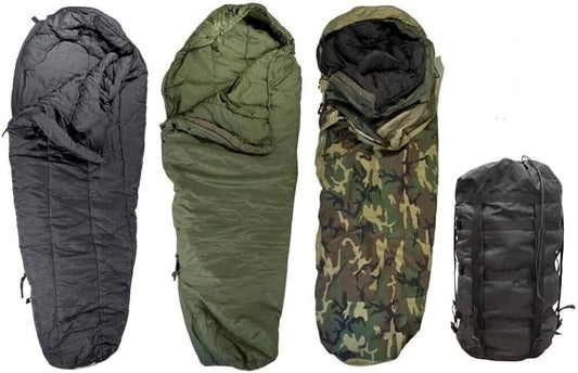 NEW USGI Modular Sleep System Woodland MSS 4 pc Military Sleep System Woodland