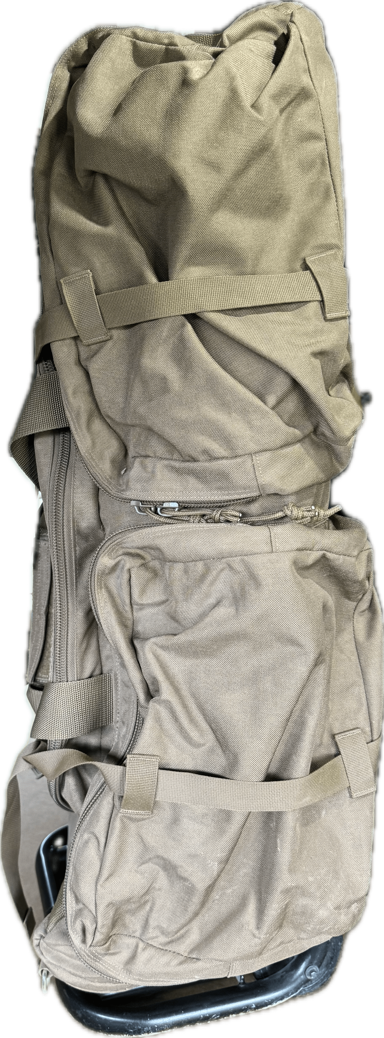 AWS Inc 50141 Rolling Deployment Bag with Frame Coyote Brown GREAT