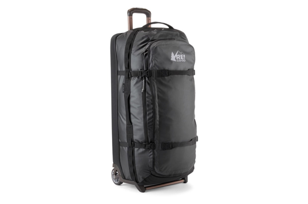 FAIR REI Co-op Big Haul 34” Rolling Duffel Bag Checked Luggage Wheeled Travel