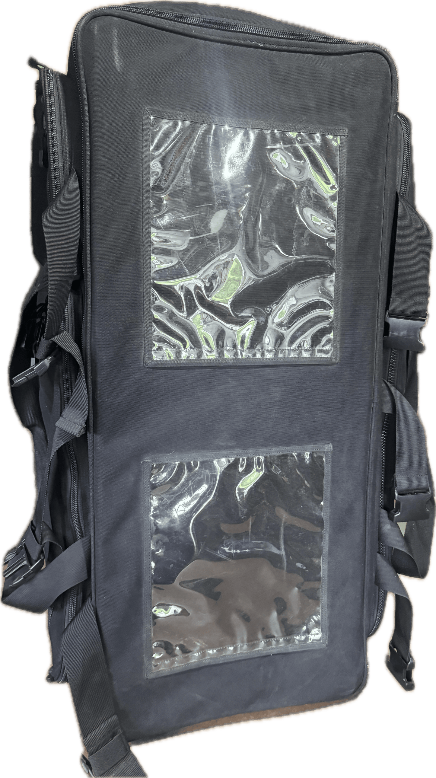Elite Survival M4 Rolling Rifle Bag Black Tactical Rolling Duffle Deployment Bag