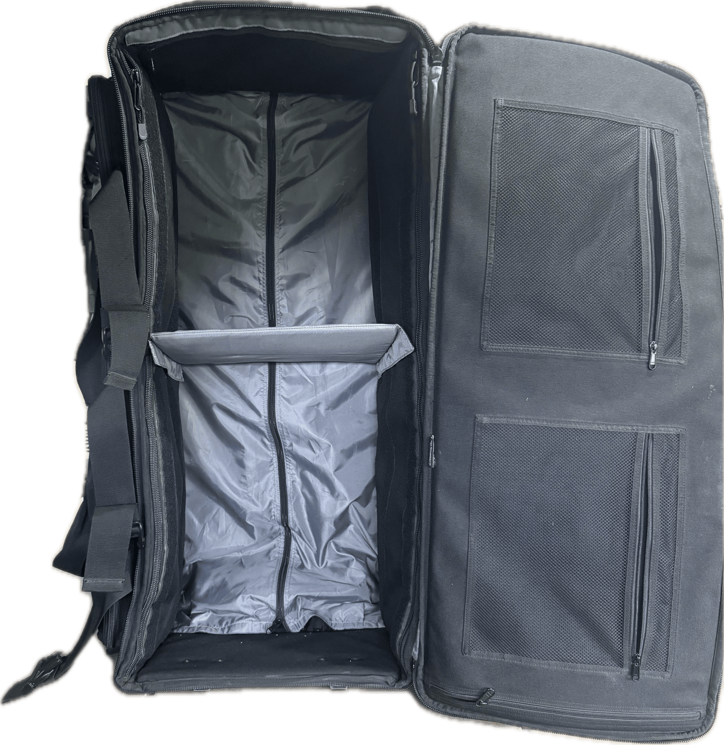 Elite Survival M4 Rolling Rifle Bag Black Tactical Rolling Duffle Deployment Bag