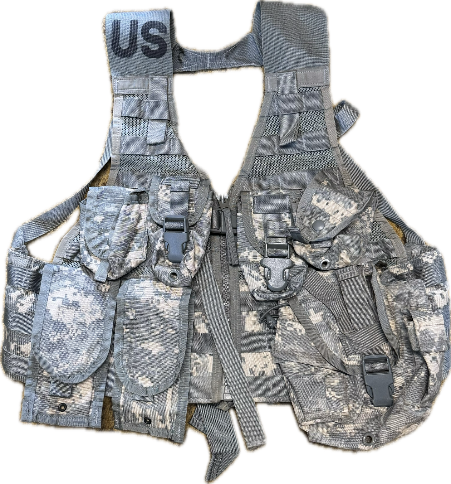USGI FLC MOLLE Vest Kit "Kenny's Kit" 8 Pieces Vest with Pouches ACU UCP US Army