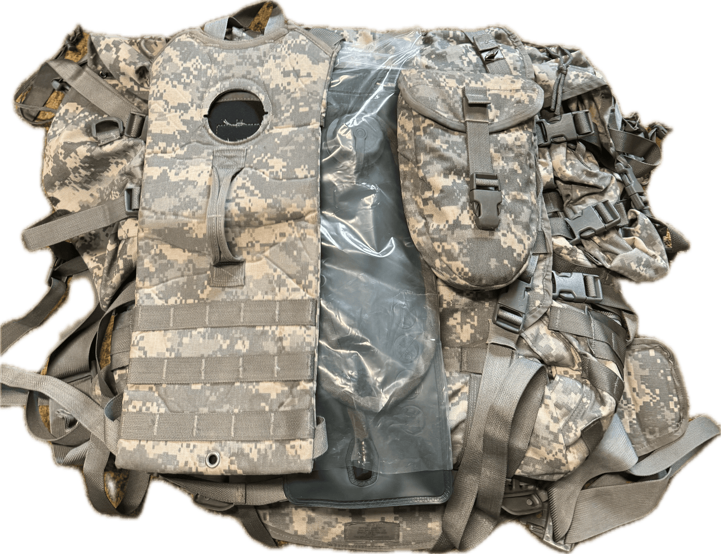 USGI Large Field Pack "Expeditioner" KIT 10 Pieces w/ Complete Field Pack MOLLE II