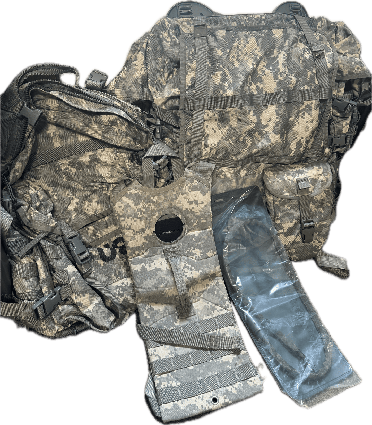 USGI Large Field Pack "Trekker" KIT 11 Pieces w/ Complete Field Pack MOLLE
