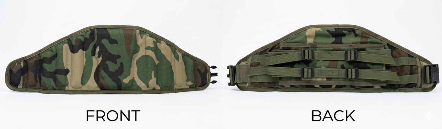 Woodland M81 MOLLE II Padded Waistbelt For Large Rucksack SDS USGI