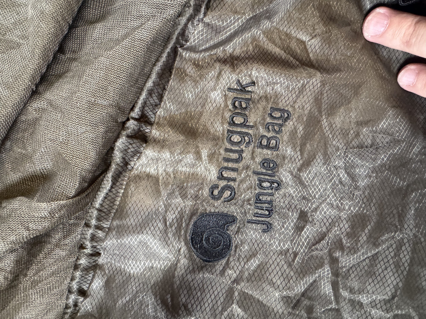 Snugpak Sleeping Bag Jungle Bag Anti Bacterial Fabrics OD Green DAMAGED