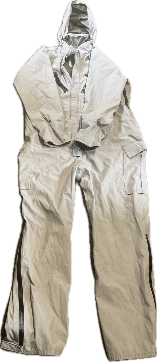 US Military Army Goretex JP-8 Fuel Handlers Coveralls Desert Tan Large