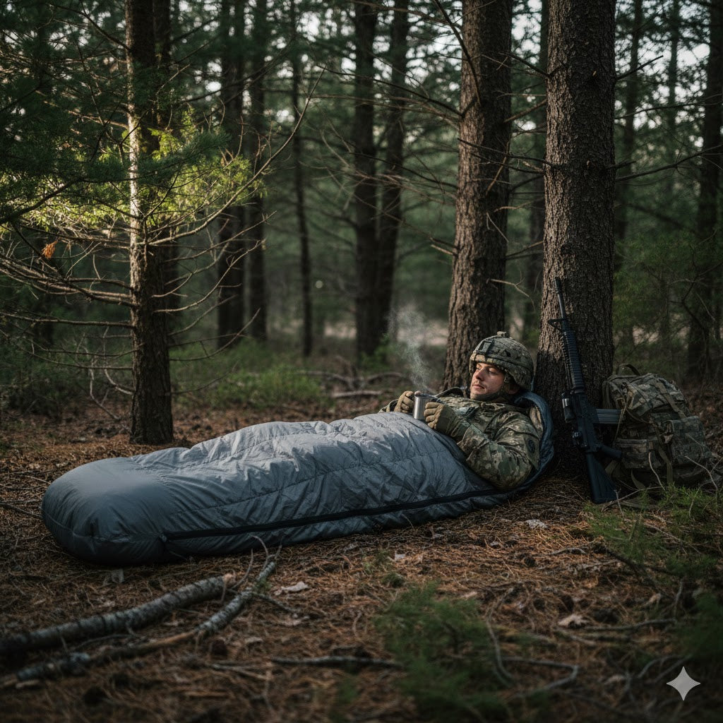 NEW SEALED USGI Intermediate Sleeping Bag Improved Modular Sleep System Gray