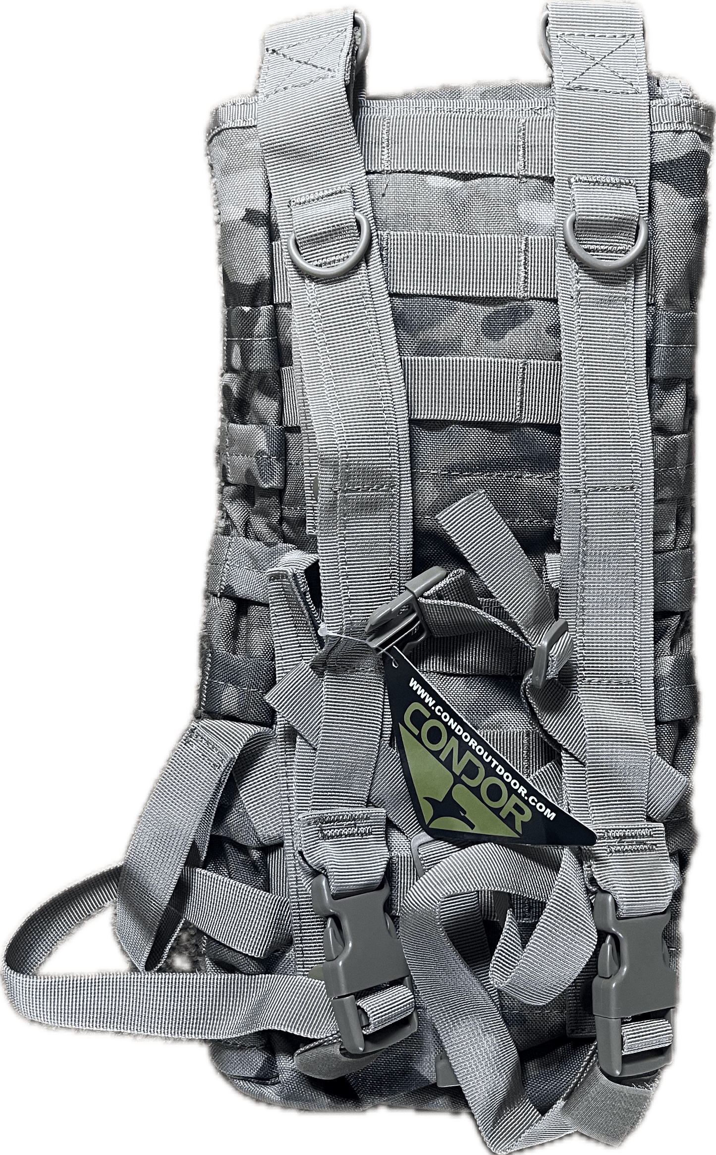 NEW Condor Tactical MOLLE Hydration Carrier Pouch Multicam 16x8 With Bladder