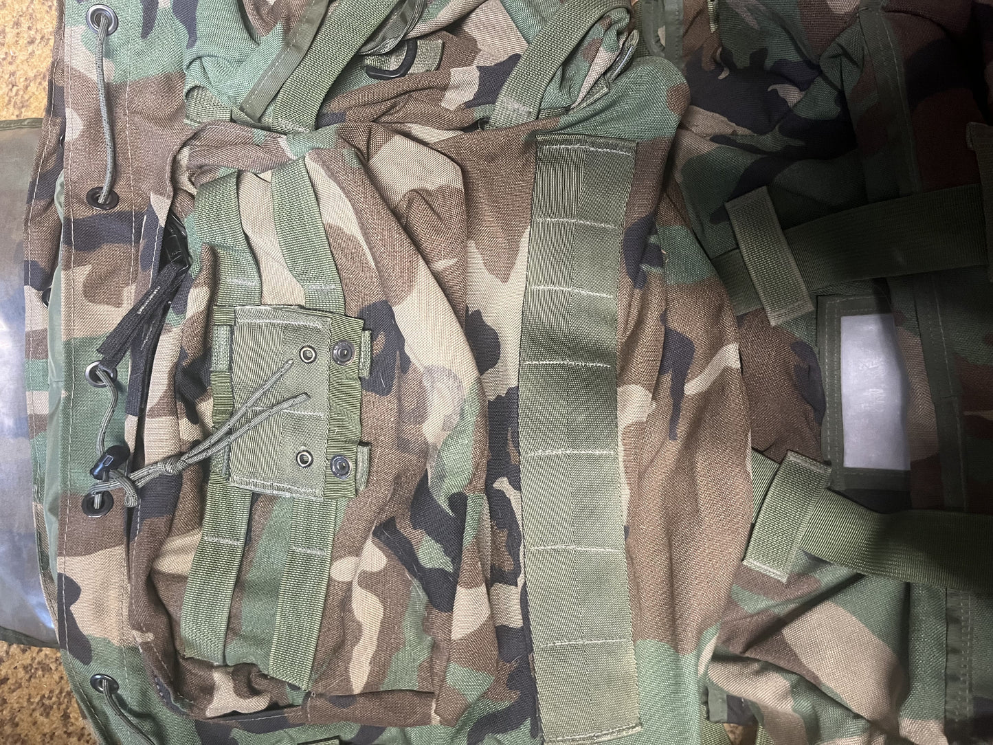 USGI MOLLE II Rucksack Large Main Pack Set M81 Woodland SEE DESCRIPTION