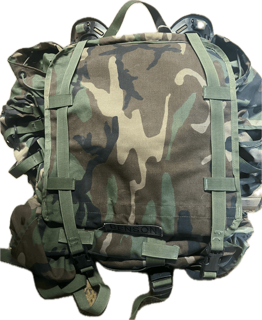 USGI MOLLE II Rucksack Large Main Pack Set M81 Woodland SEE DESCRIPTION