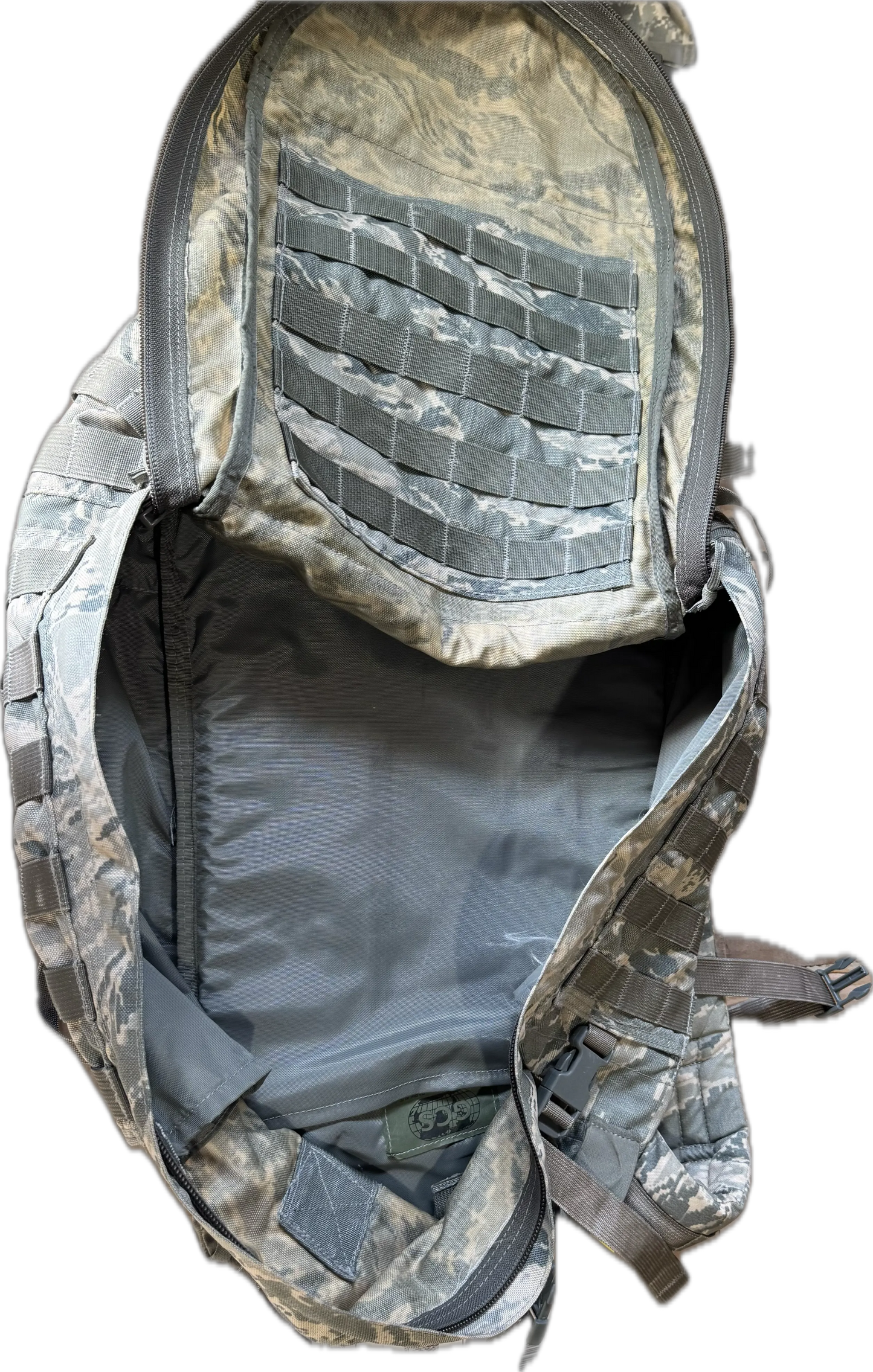 GCS COMBAT USAF ABU TIGER STRIPE LARGE BACKPACK BAG 3 DAY ASSAULT RUCK TACTICAL