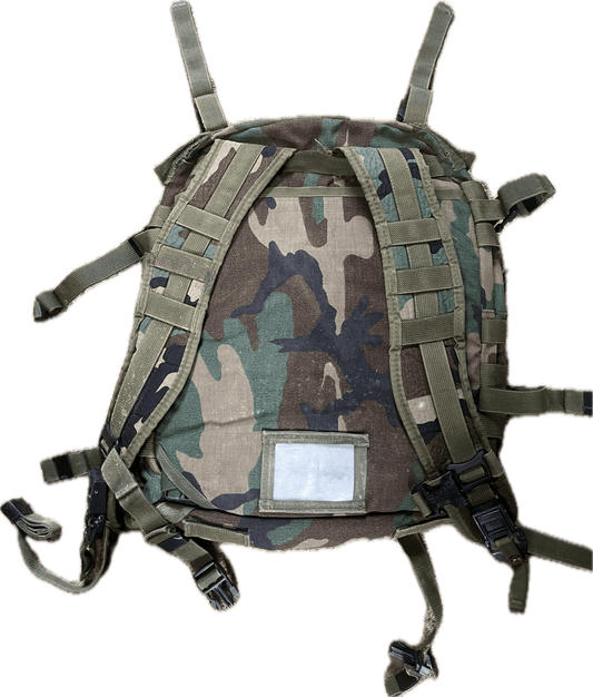 USGI SDS Woodland MOLLE II Assault Pack With Stiffener Style 4095