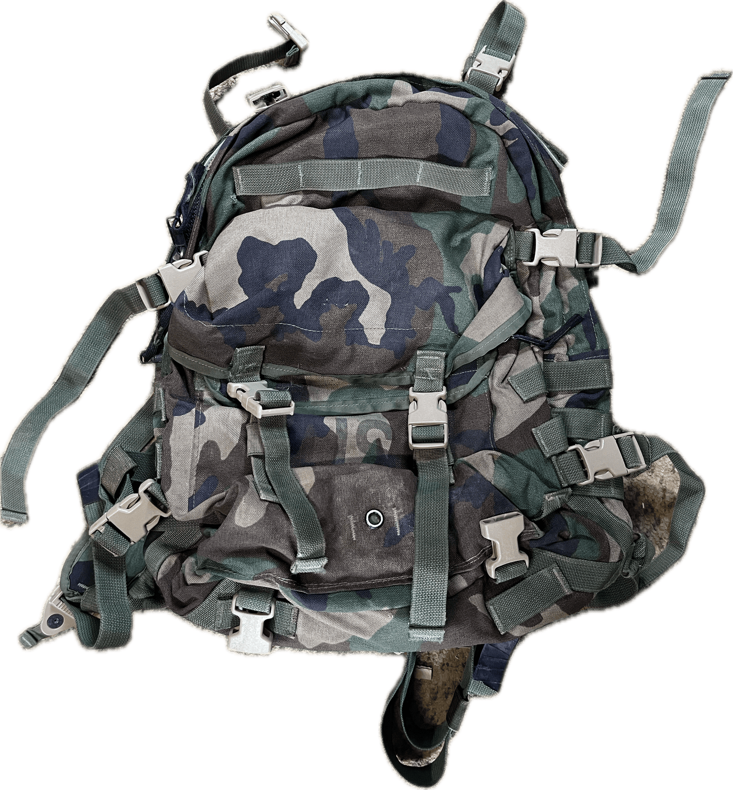 USGI SDS Woodland MOLLE II Large Assault Pack With Stiffener Style 4095