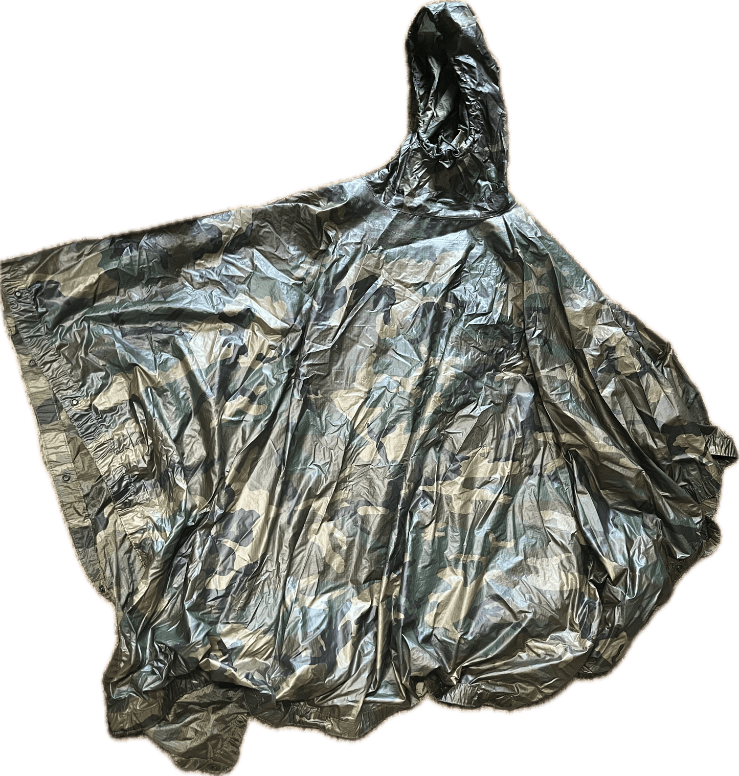 Genuine USGI Poncho Woodland Camo