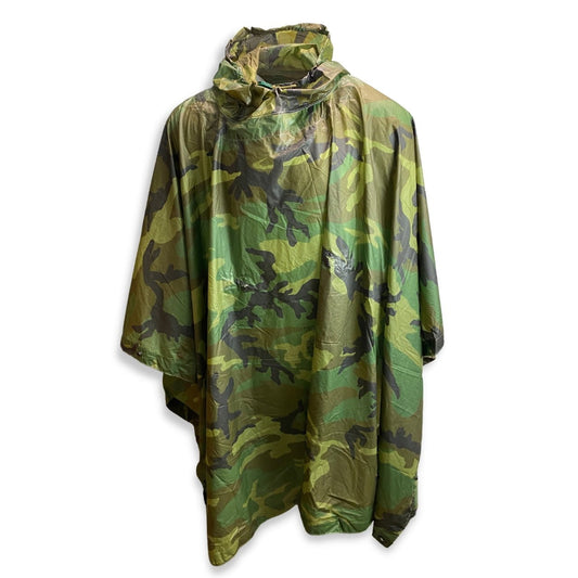 Genuine USGI Poncho Woodland Camo